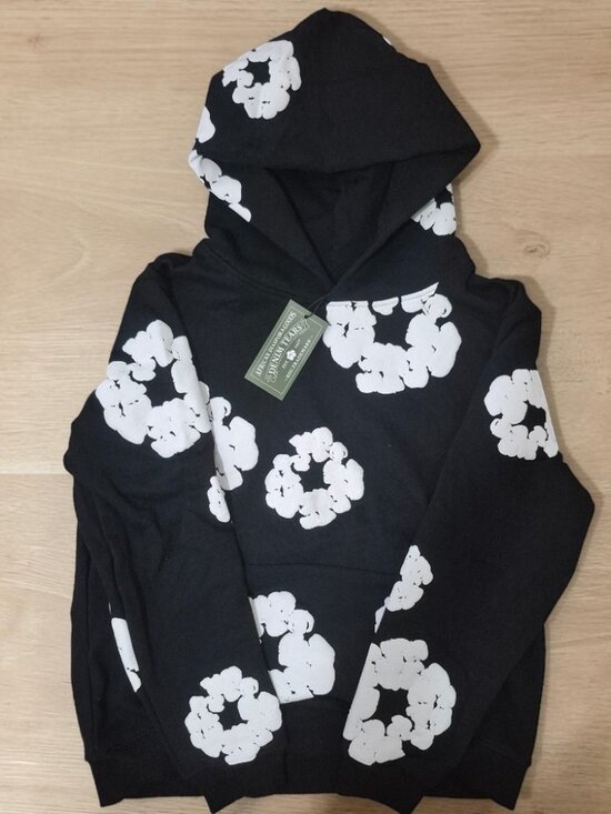 Denim Tears Other - Black Cotton Wreath Denim Tears Hoodie Size (M)